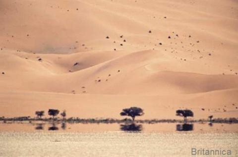 Espejismo desierto