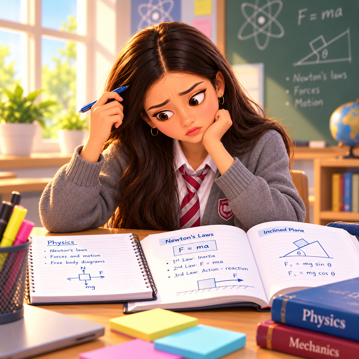 Estudiante con una duda